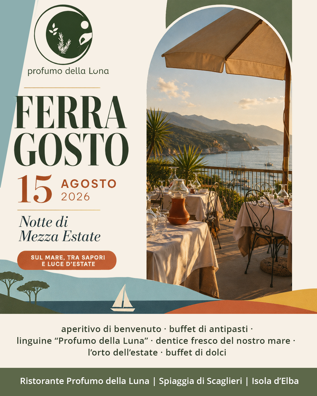 Ferragosto 2026 al Profumo della Luna - La Notte di Mezza Estate